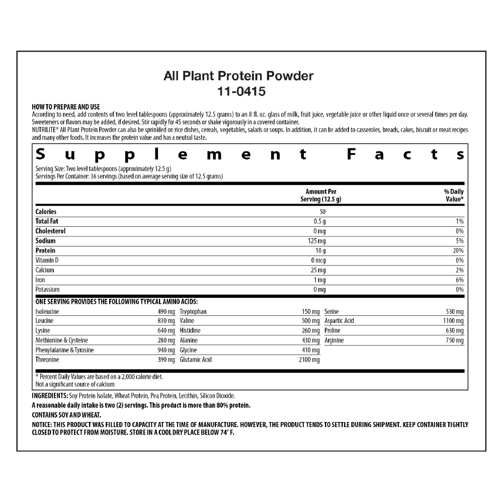 PROTEINA VEGETAL NUTRILITE - Image 4