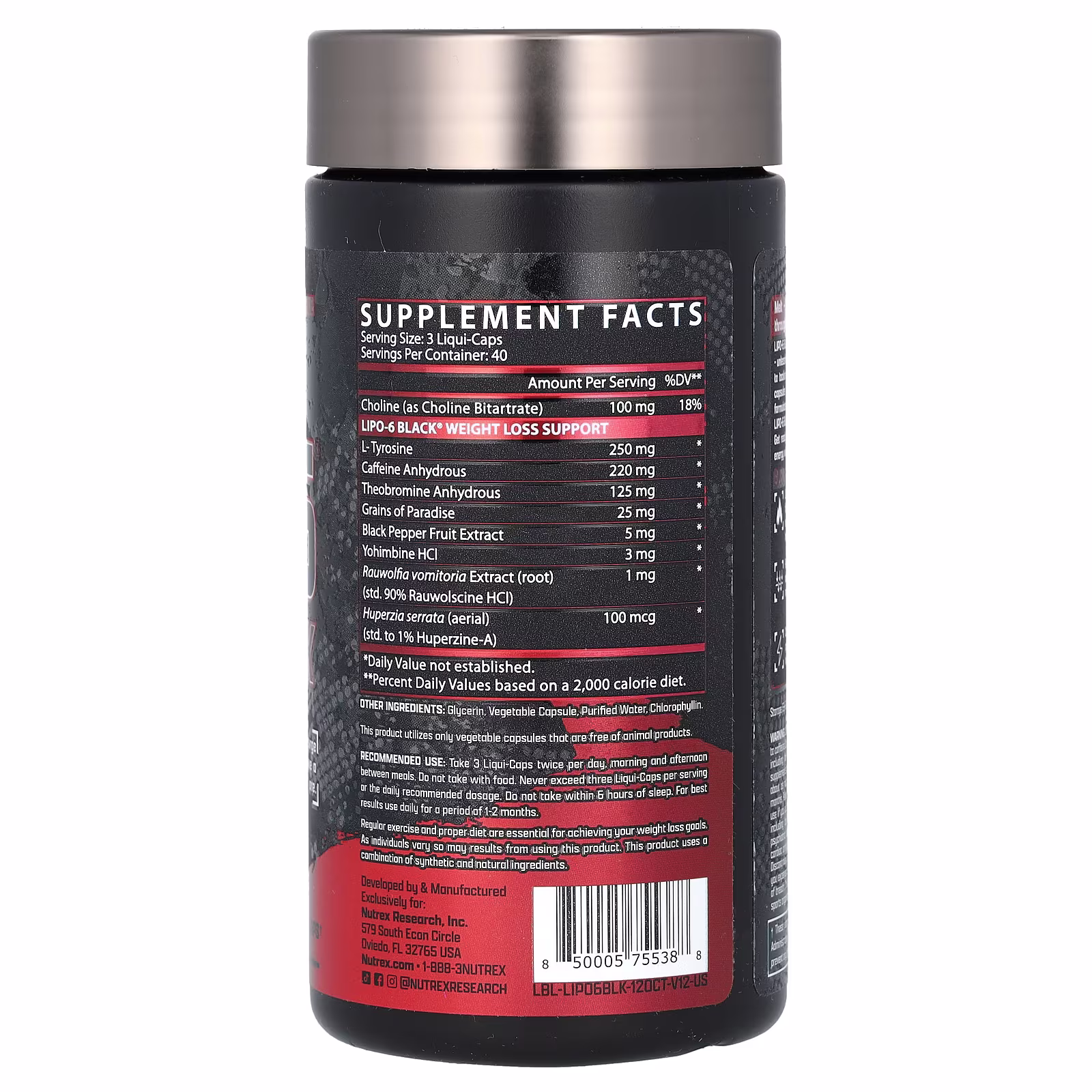 LIPO 6 BLACK NUTREX X120 - Image 2