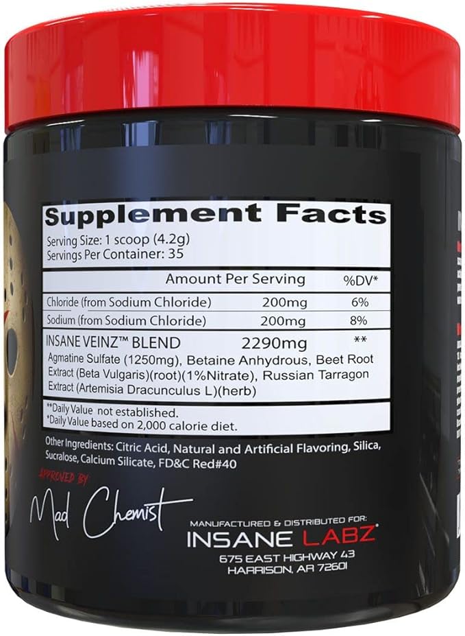 INSANE VEINZ PRE-WORKOUT - Image 2