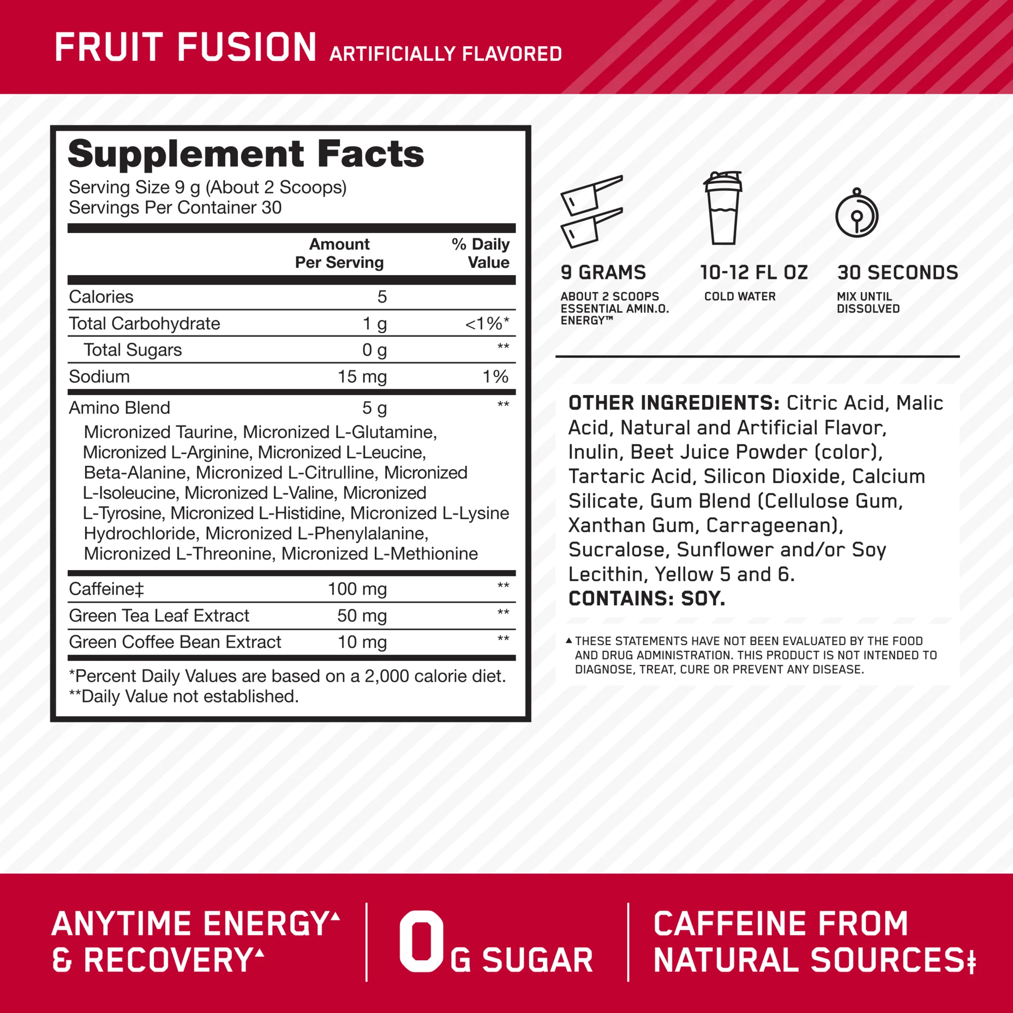 AMINO ENERGY 30 SERV - Image 2