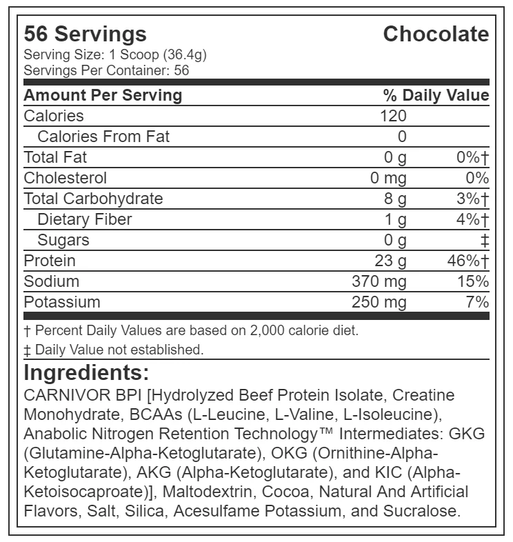 CARNIVOR MUSCLEMEDS 4LB - Image 2