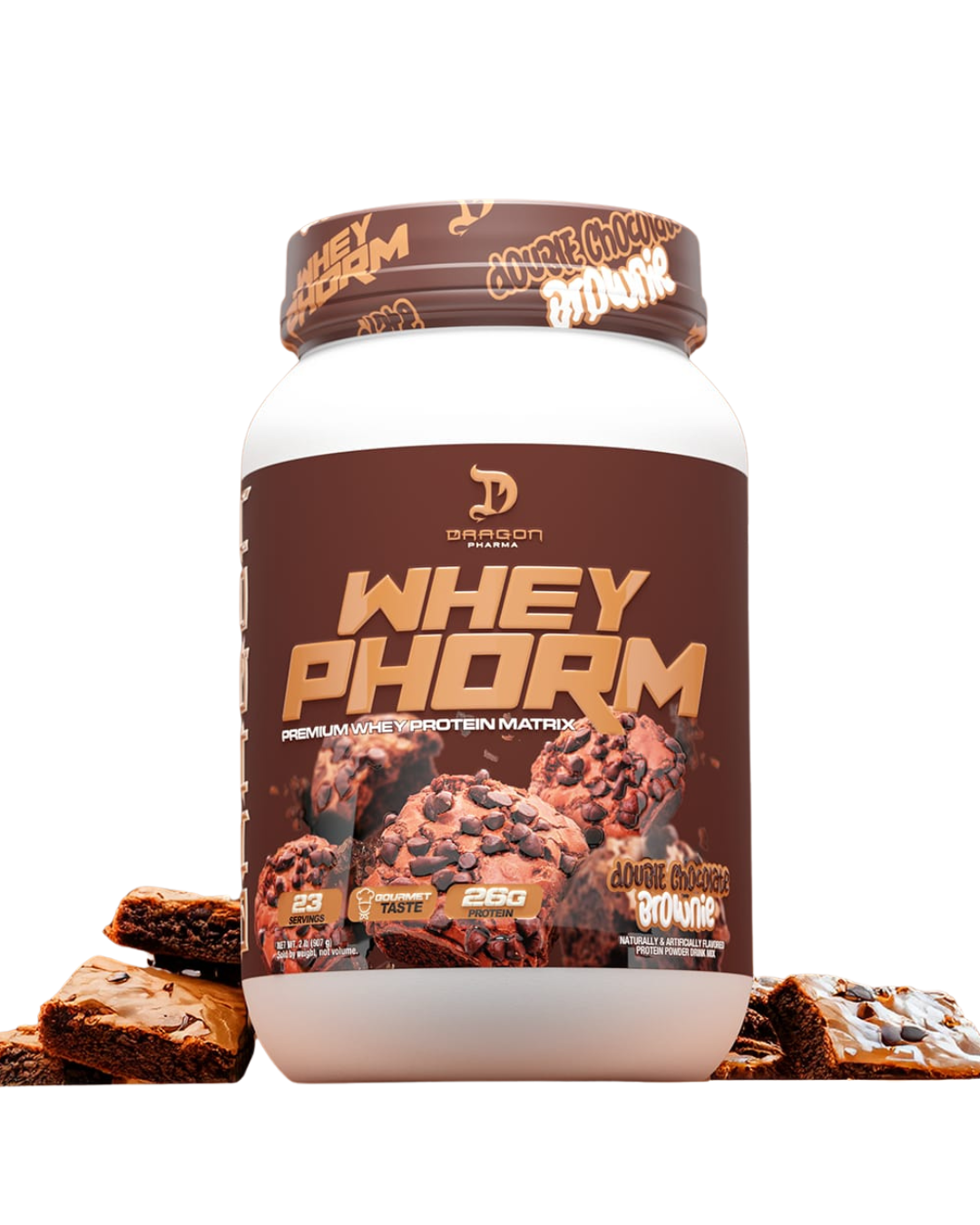 WHEY PHORM DRAGON PHARMA BROWNIE 2LB