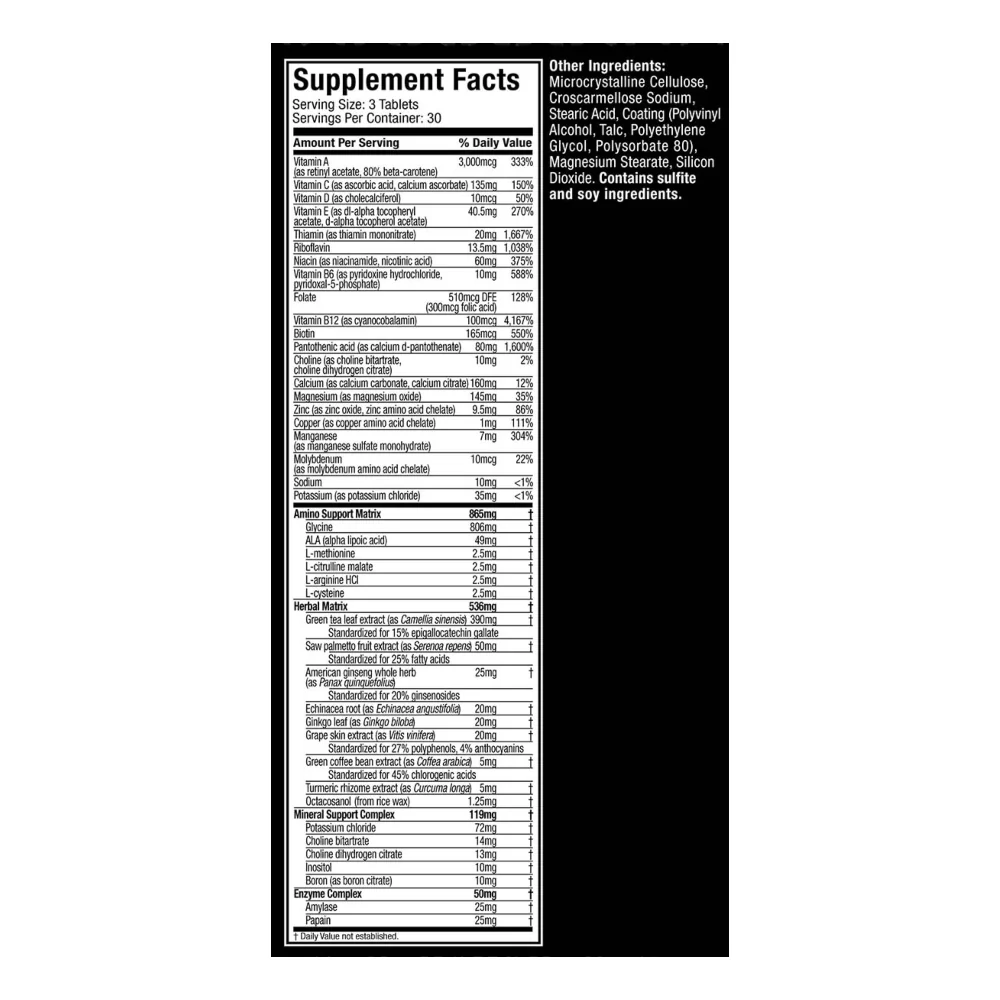 MULTIVITAMINICO PLATINUM X90 CÁPSULAS - Image 2