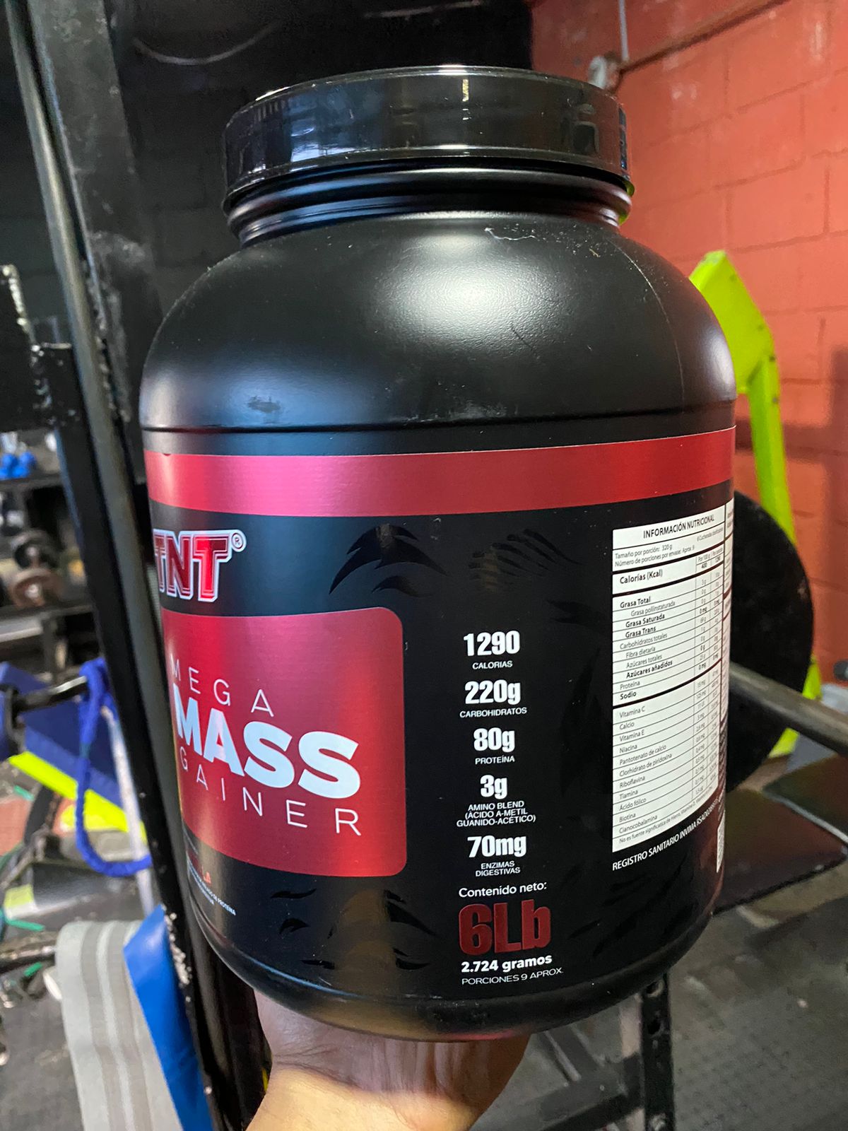 TNT MEGA MASS GAINER 6LB - Image 2