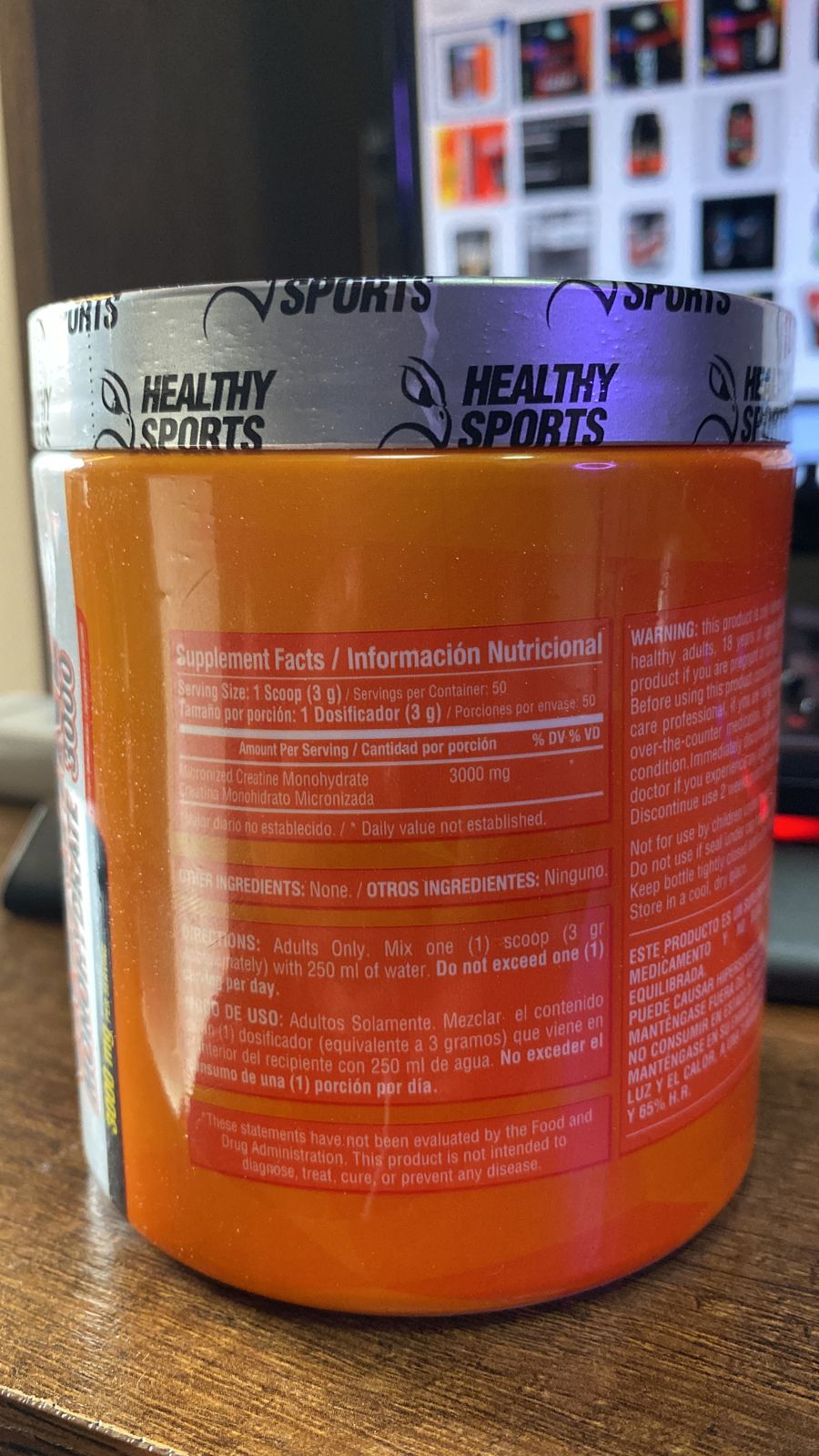 CREATINA HEALTHY SPORTS 50 SERV - Image 2