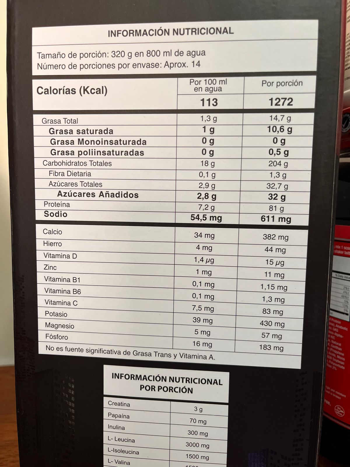 TNT MEGA MASS GAINER 10LB - Image 2