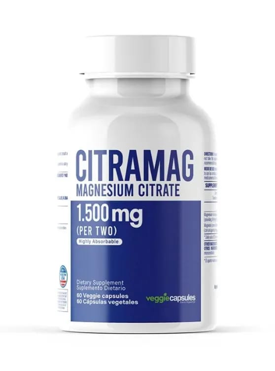 CITRATO DE MAGNESIO X60 CAPS - CITRAMAG