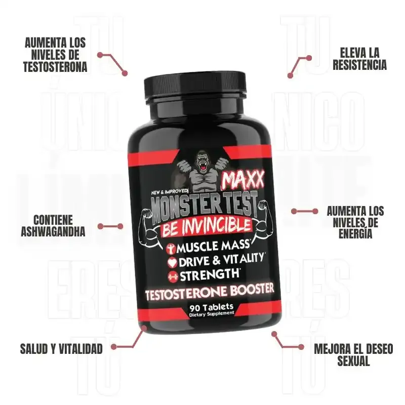 MONSTER TEST MAXX X90 TABLETAS - Image 2