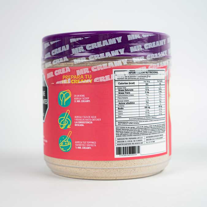 Crema De Arroz con proteína Mr. Creamy 510 gr. - Image 2
