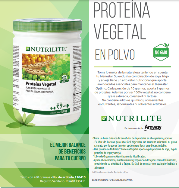 PROTEINA VEGETAL NUTRILITE - Image 2