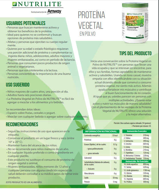 PROTEINA VEGETAL NUTRILITE - Image 3